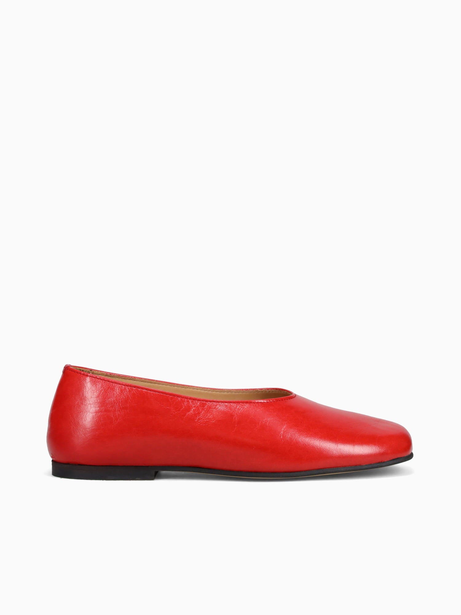 Edie Red Leather Red / 36 / M