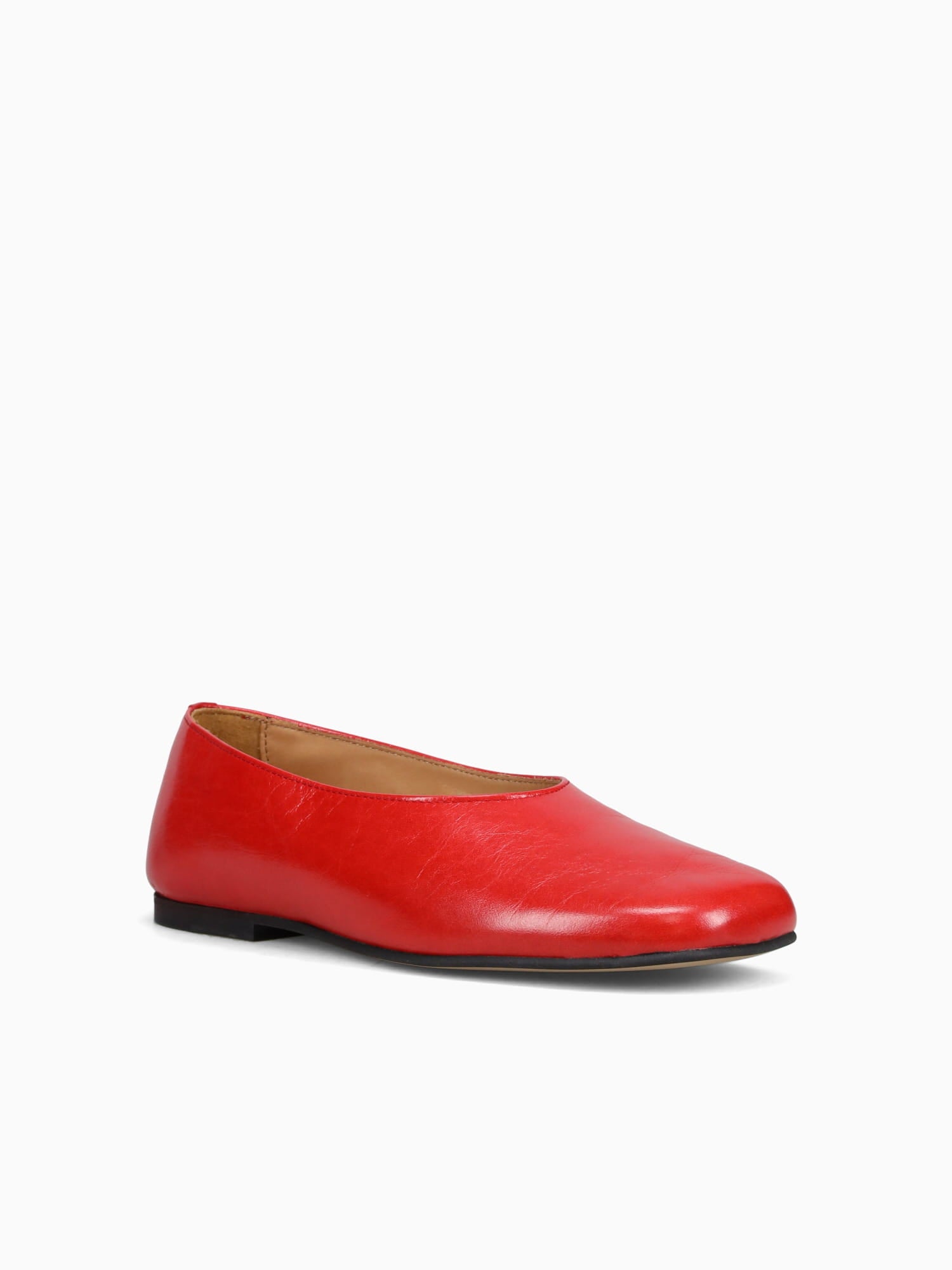 Edie Red Leather Red / 36 / M