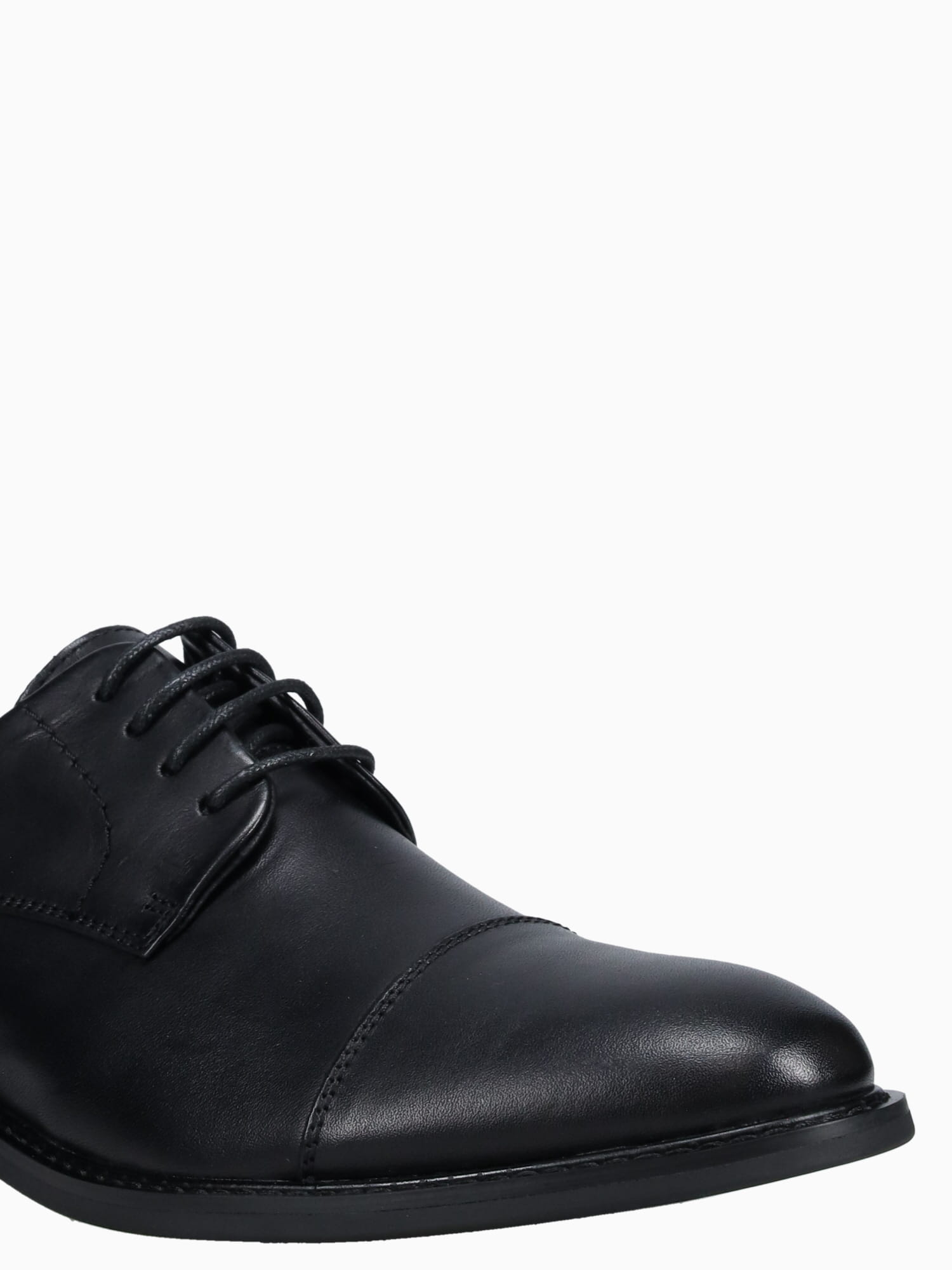 Sander Black Leather Black / 7 / M