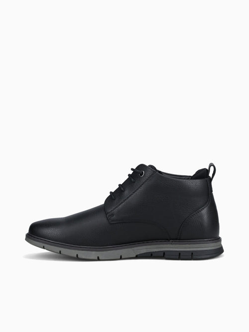 Tyrone Black Leather Black / 7 / M