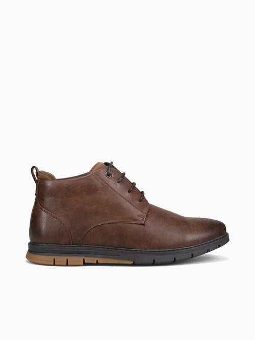 Tyrone Brown Leather Brown / 7 / M