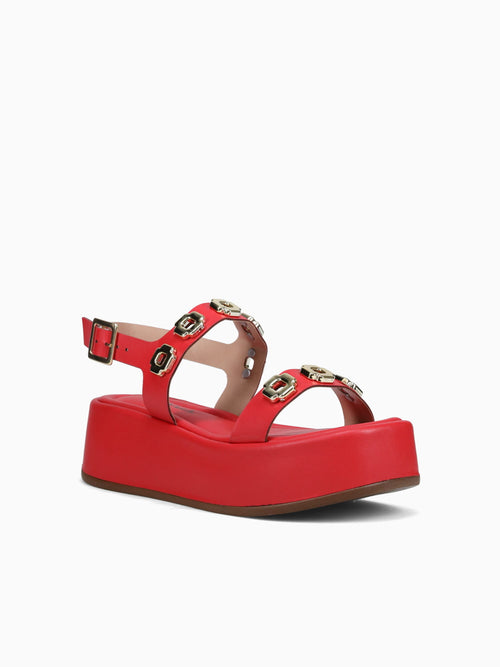 Lara Red Nappa Red / 5 / M