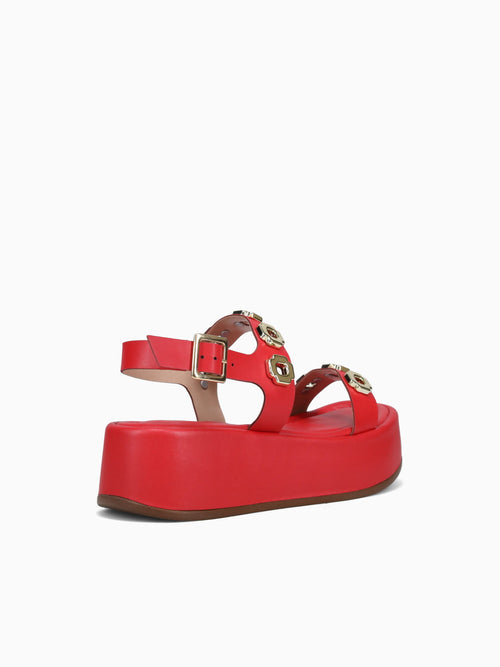 Lara Red Nappa Red / 5 / M