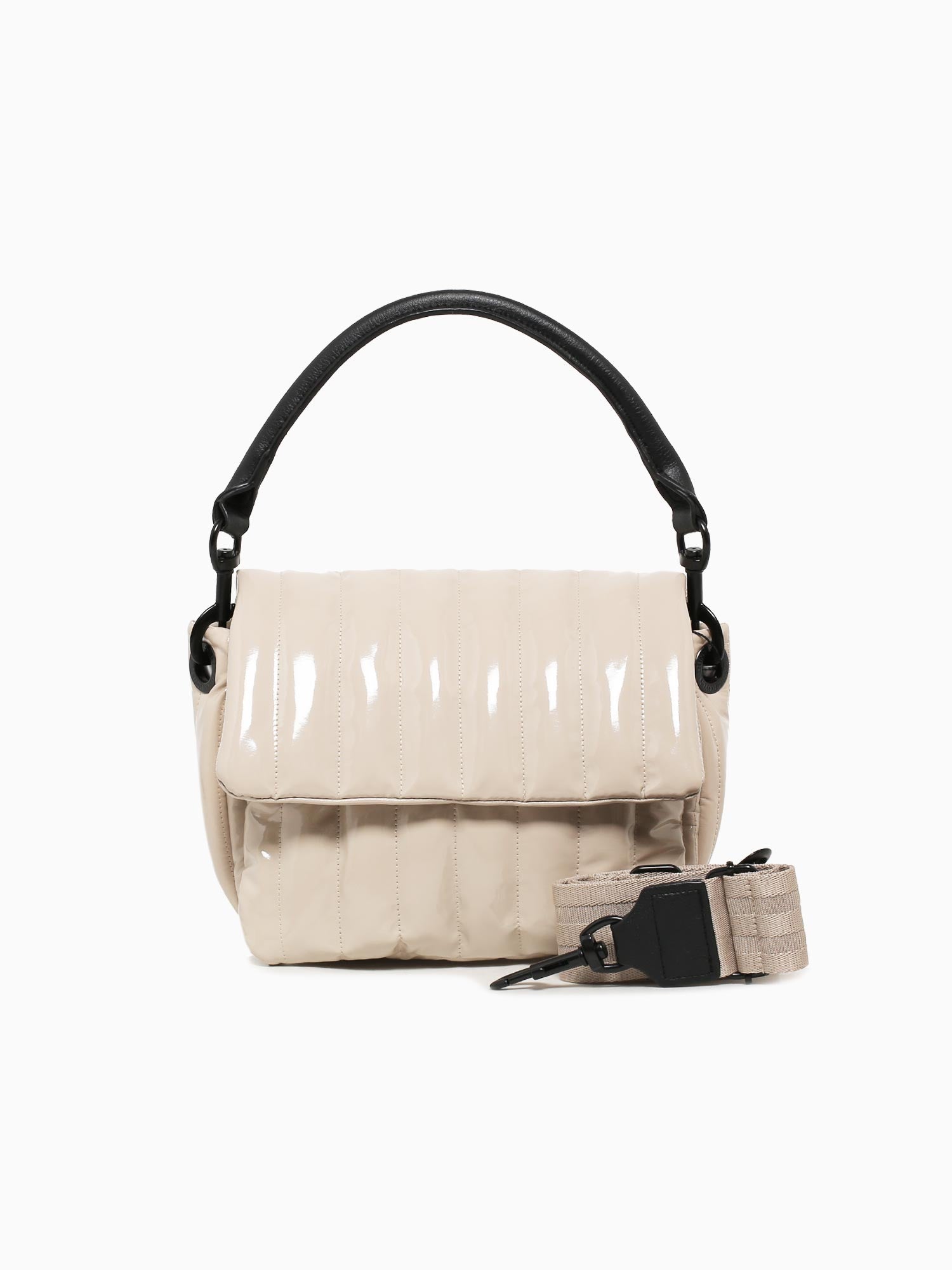 Bum Bag Blonde Patent Off White