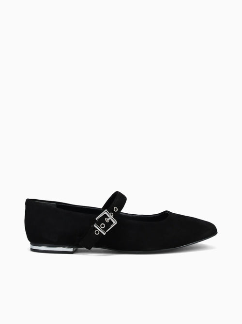 Clara Preto Kid Suede Black / 5 / M