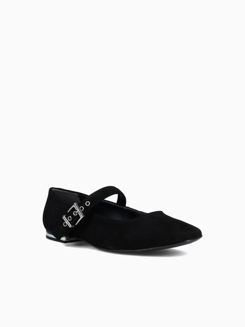 Clara Preto Kid Suede Black / 5 / M