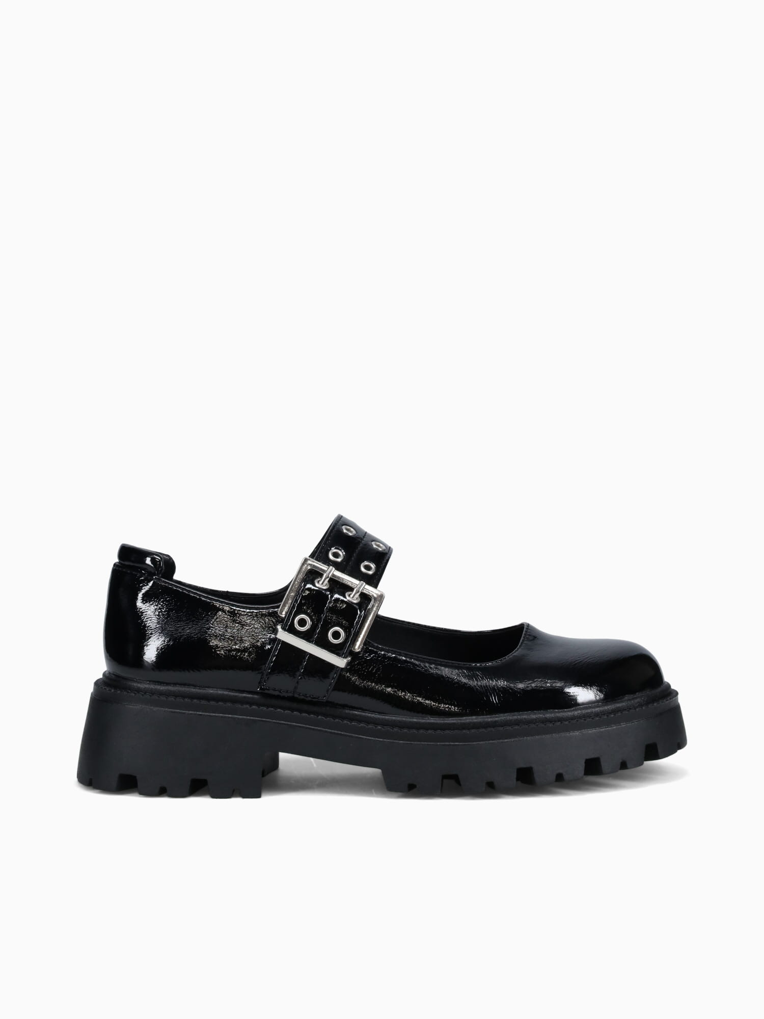 Cecilia Black Crinkled Patent Black / 5 / M