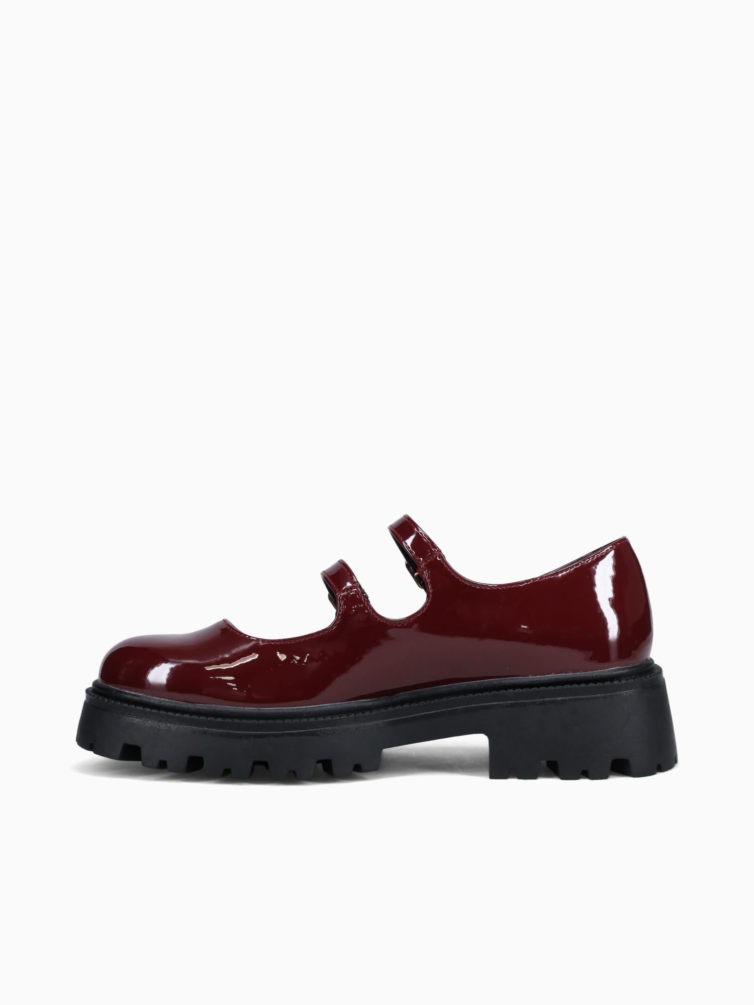 Ana Dk Red Crinkled Patent Wine / 5 / M