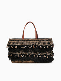 Sea Shells Tote Black Black