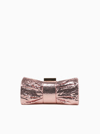 Bow Clutch Pink Pink