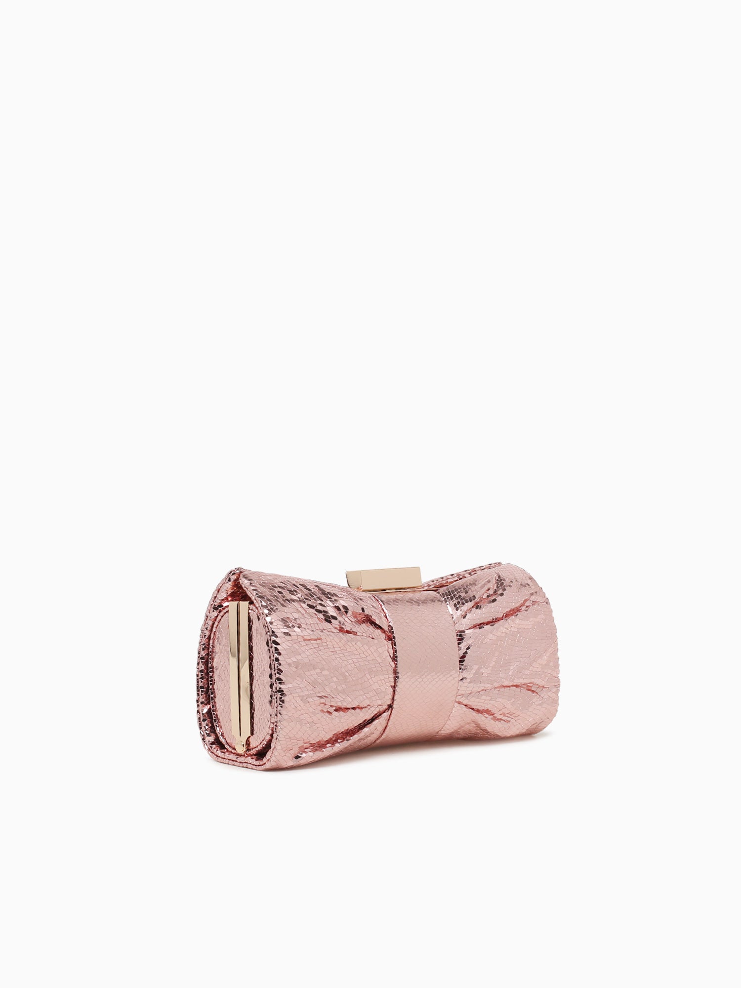 Bow Clutch Pink Pink