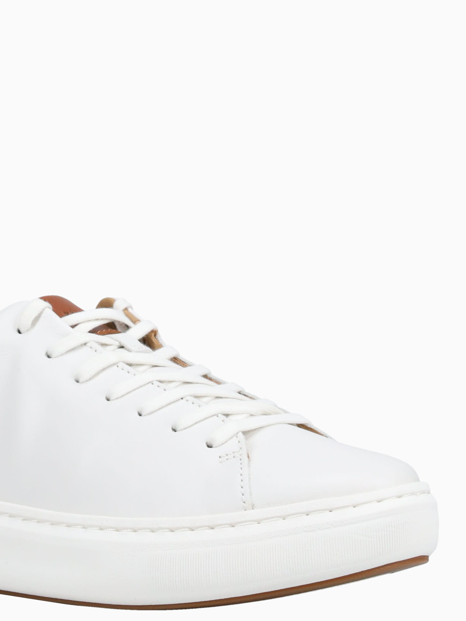 Anders Lacetotoe White Leather White / 7 / M