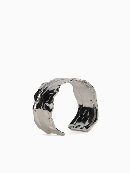 Bra Waves Cuff Silver Silver