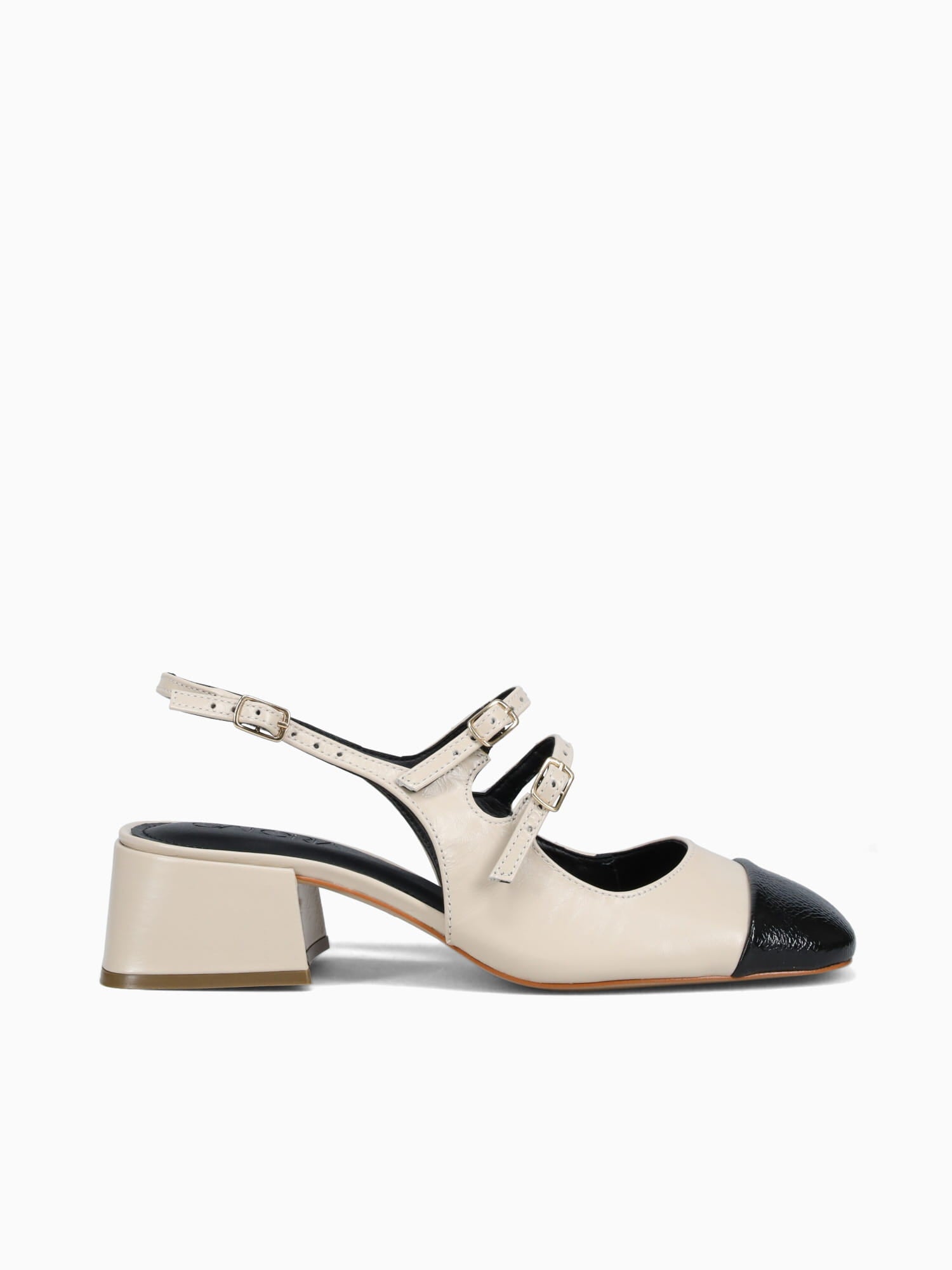 Farah Beige Cristal Couro– Novus Shoes