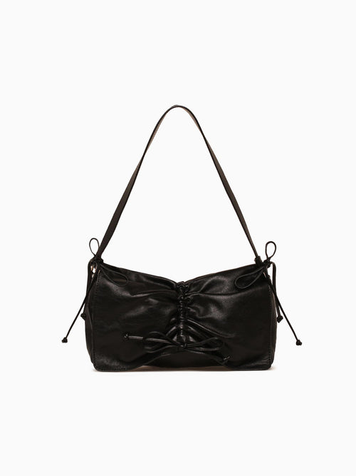 Low Kitten Shoulder Bag Black Black