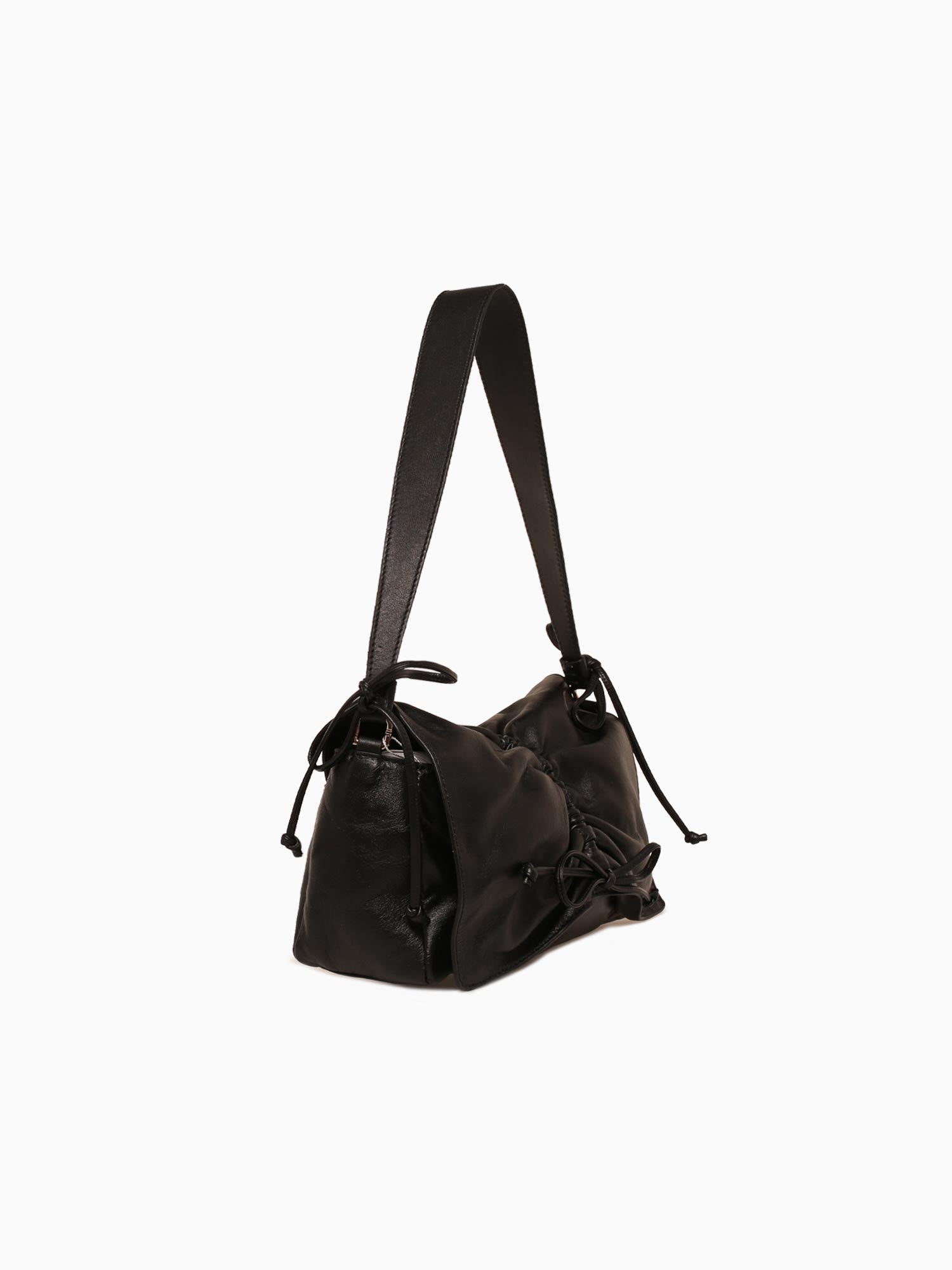 Low Kitten Shoulder Bag Black Black