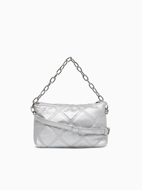 Alaina Crossbody Silver Silver