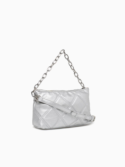 Alaina Crossbody Silver Silver