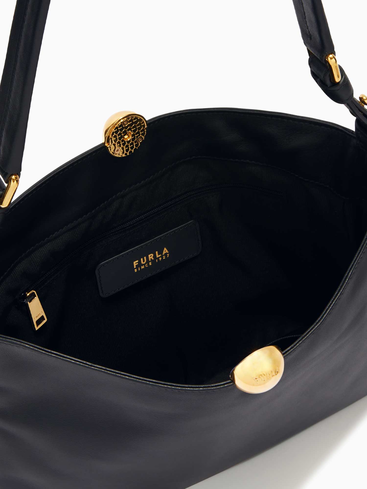 Furla Sfera Soft M Shoulder Bag Nero Black