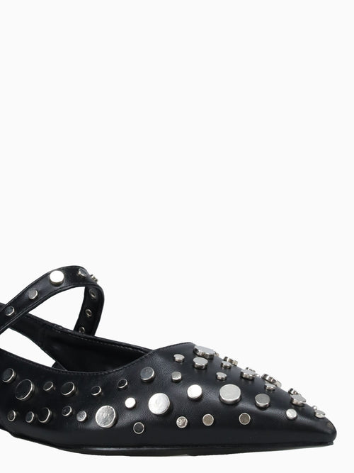 Victoria  Black Studs smooth Black / 5 / M