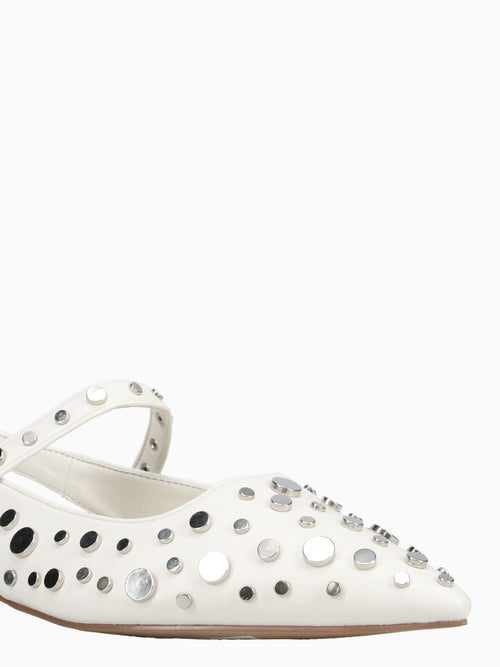 Victoria Off White Studs smooth Off White / 5 / M