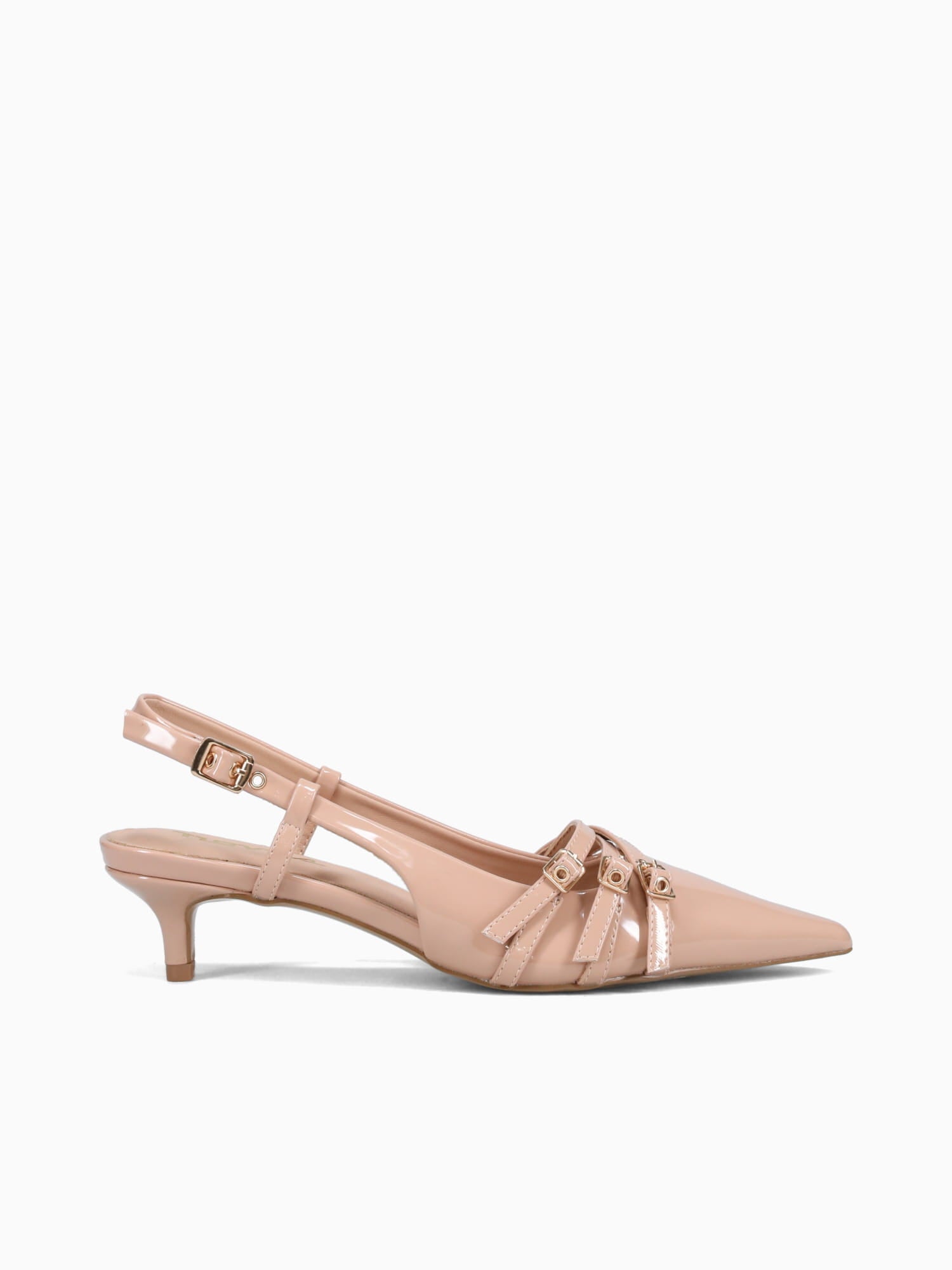 Alicia  Nude Patent Natural / 5 / M