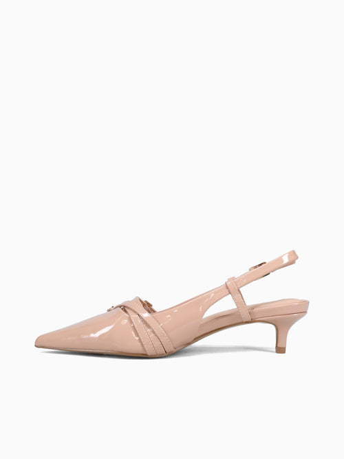 Alicia  Nude Patent Natural / 5 / M