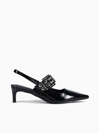 Clara Black Patent Black / 5 / M