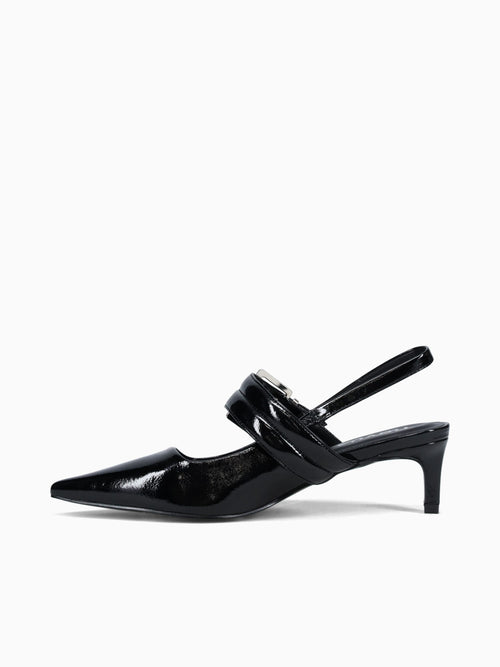 Clara Black Patent Black / 5 / M