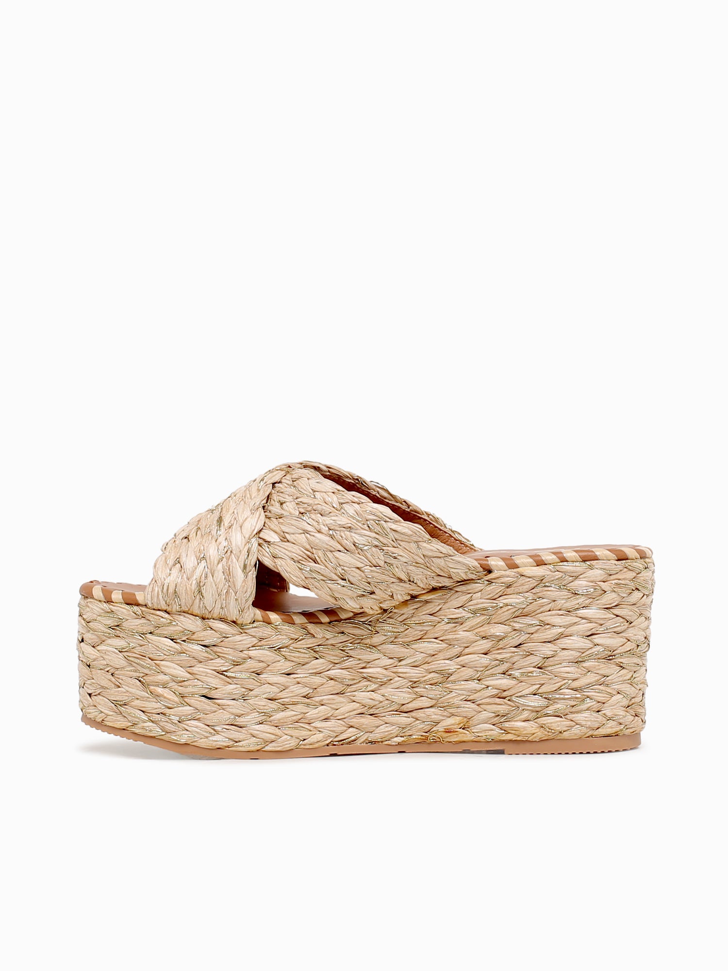 Kalani Beige Raffia Beige / 5 / M