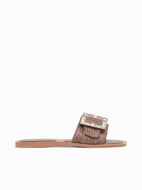 Karola Brown Crystals raffia Brown / 5 / M