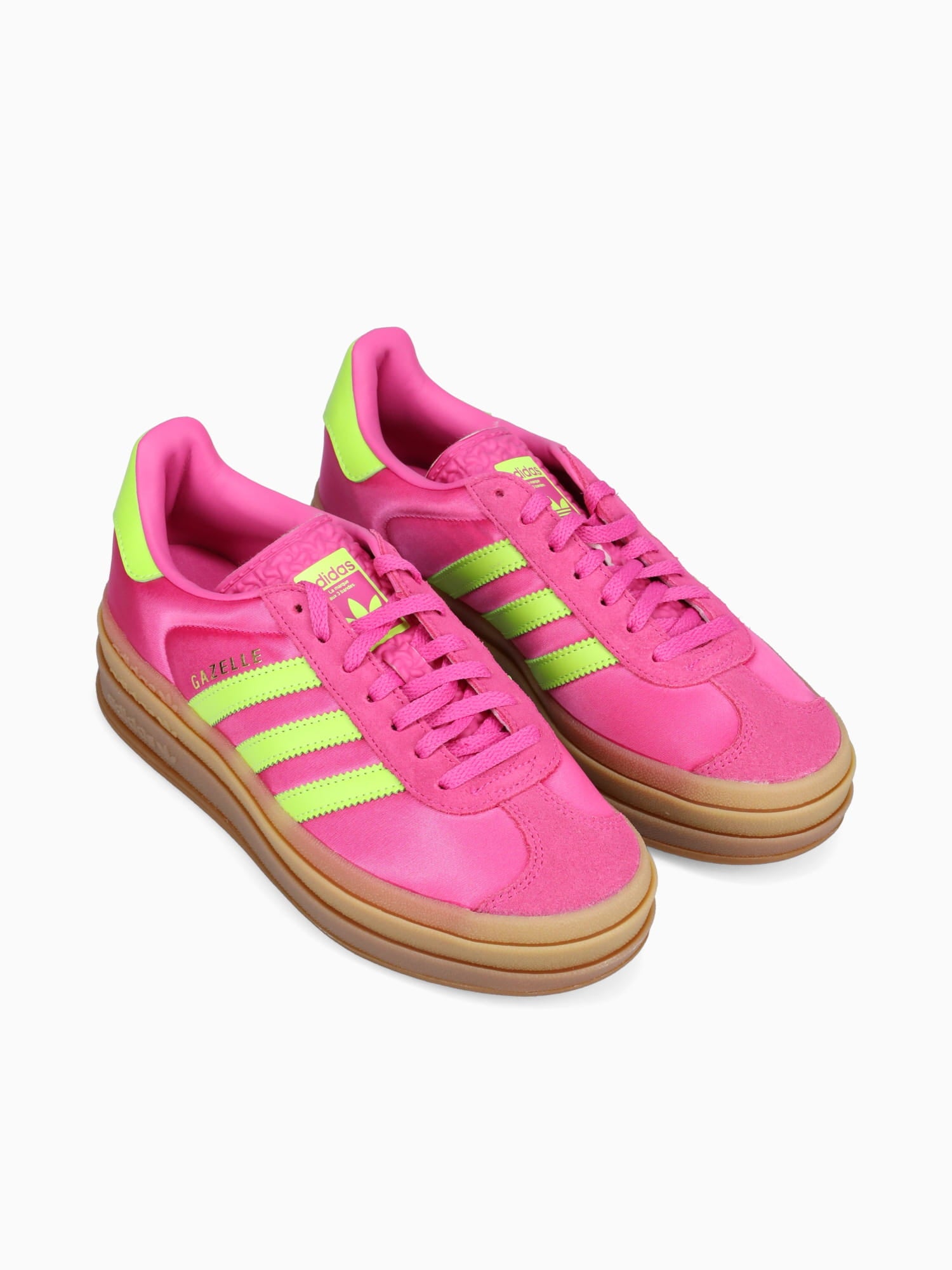 adidas gazelle silver green womens Gazelle Bold Fuchsia Green Suede Pink / 8.5 / M