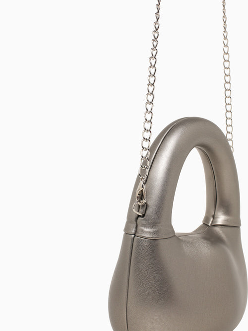 Ava Top Handle Silver Silver
