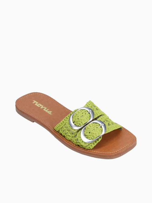 Calabria  Kiwi Macrame Green / 5 / M