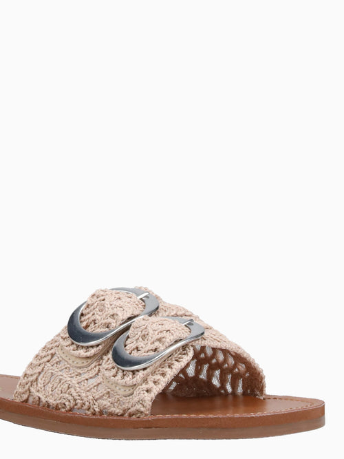 Calabria Cream Macrame Natural / 5 / M