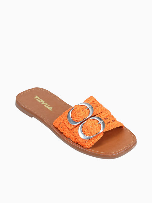 Calabria Laranja Macrame Orange / 5 / M