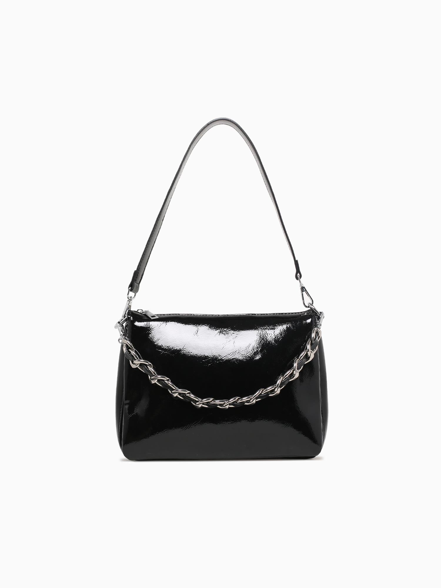 Faith Crossbody Black Pat Black