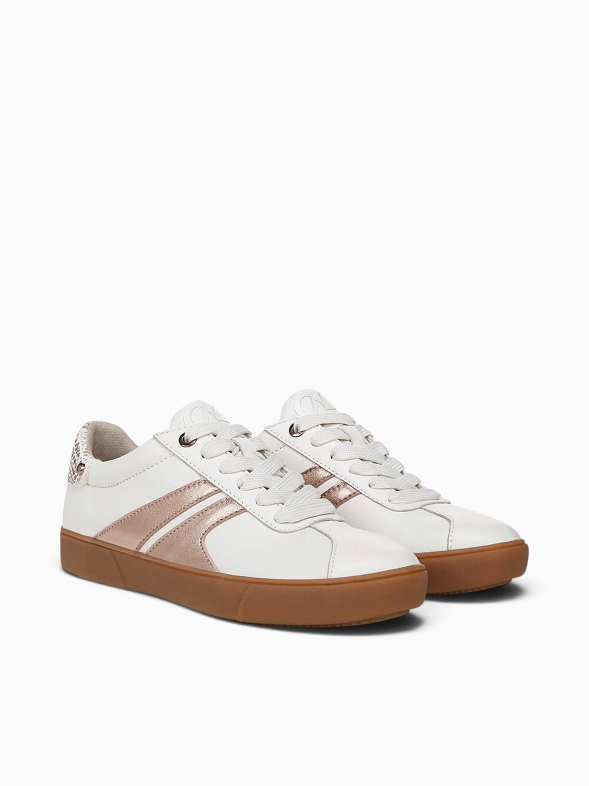 Medina White Rose gold leather Other / 5 / M