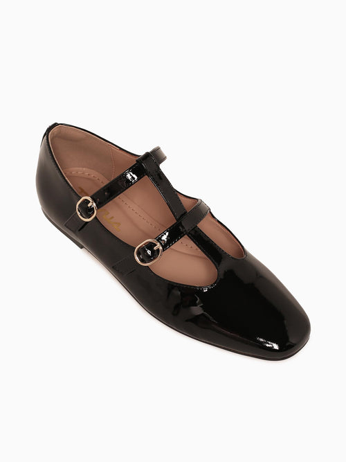 Lucia Black Patent Leather Black / 5 / M