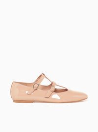 Lucia Nude Patent Leather Beige / 5 / M