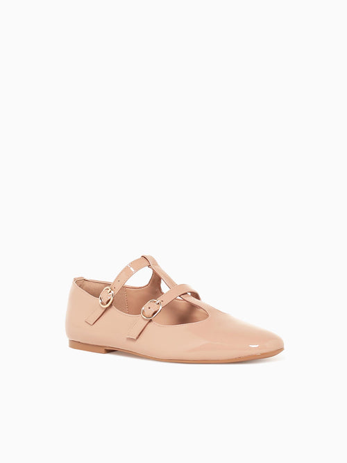 Lucia Nude Patent Leather Beige / 5 / M