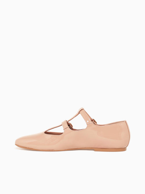 Lucia Nude Patent Leather Beige / 5 / M