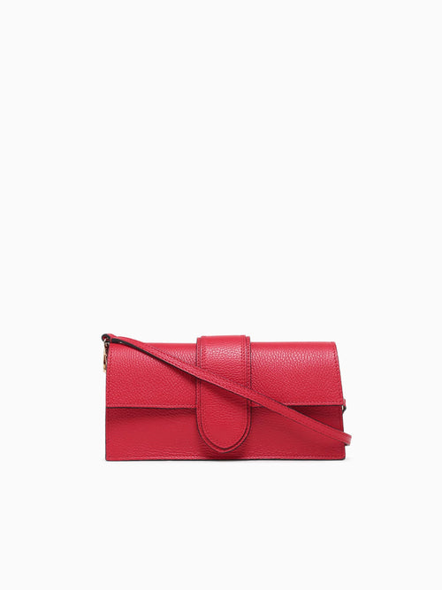 Elias Triangle Shoulder Bag Rosso Red