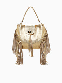 Dorothea Shoulder Bag Gold Laminato Gold