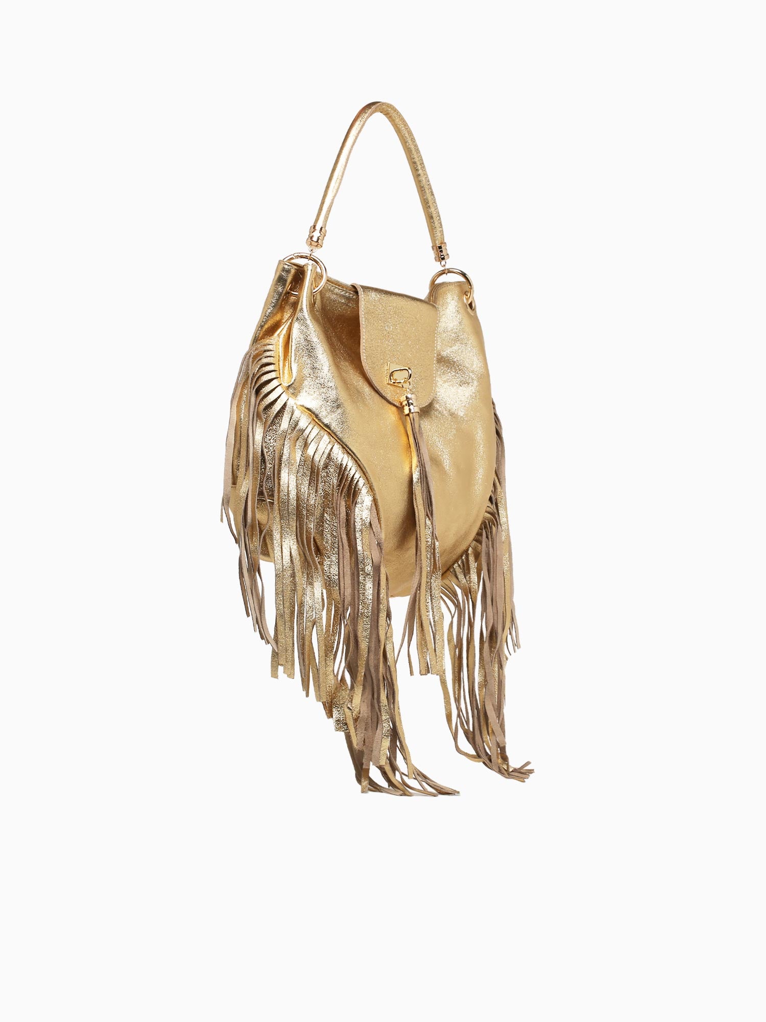 Dorothea Shoulder Bag Gold Laminato Gold