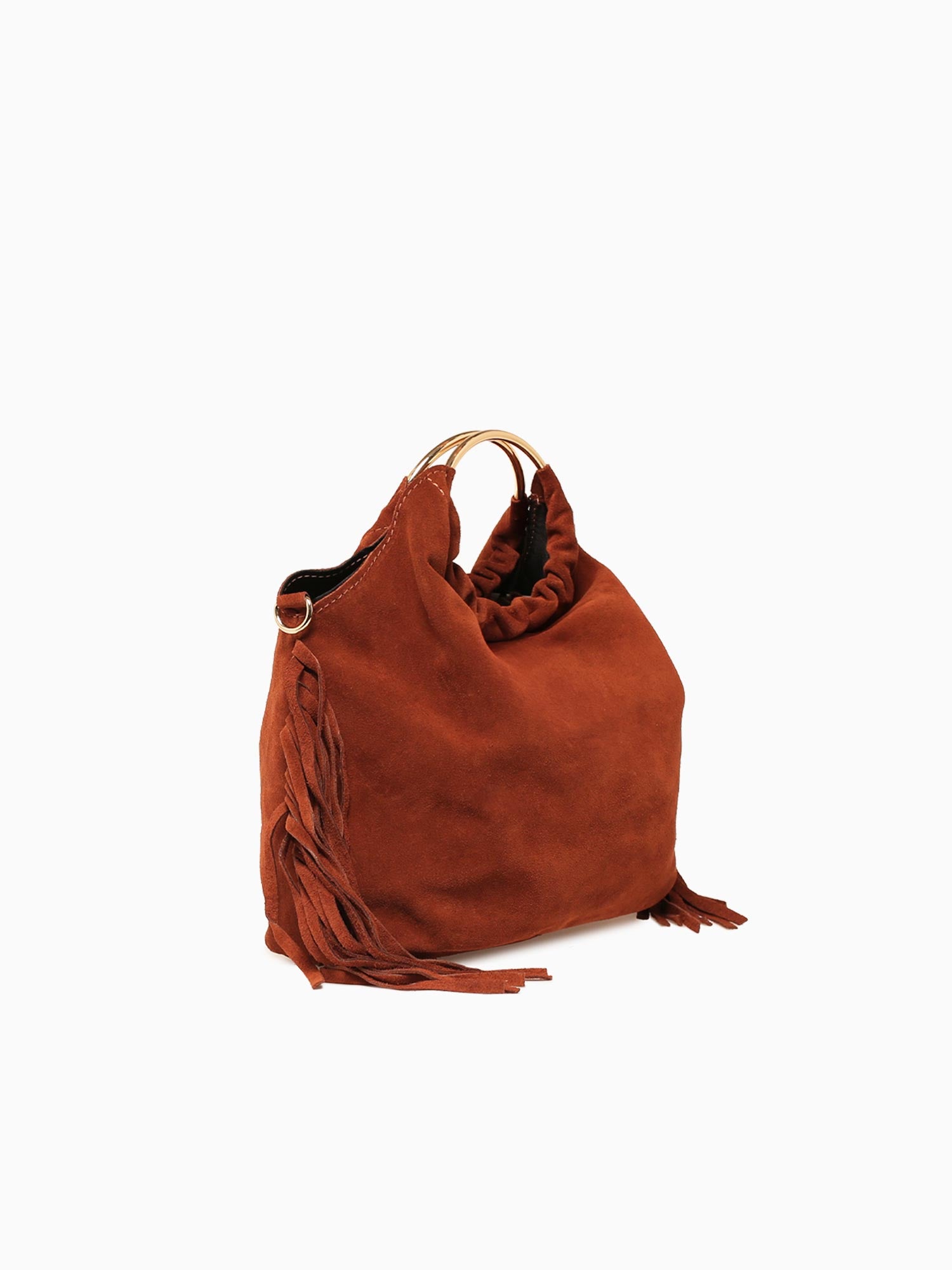 Terry Ring Top Handle Cuoio Brown