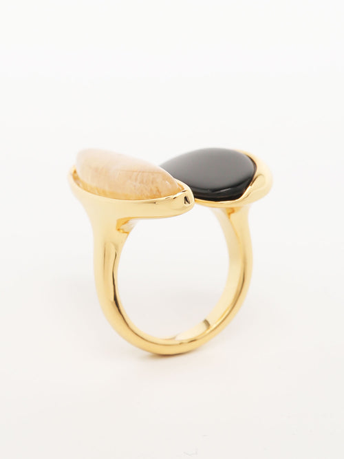 Ring Cairo Gold Black Black