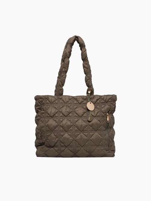 Alessia Tote Bag Military Dark Green