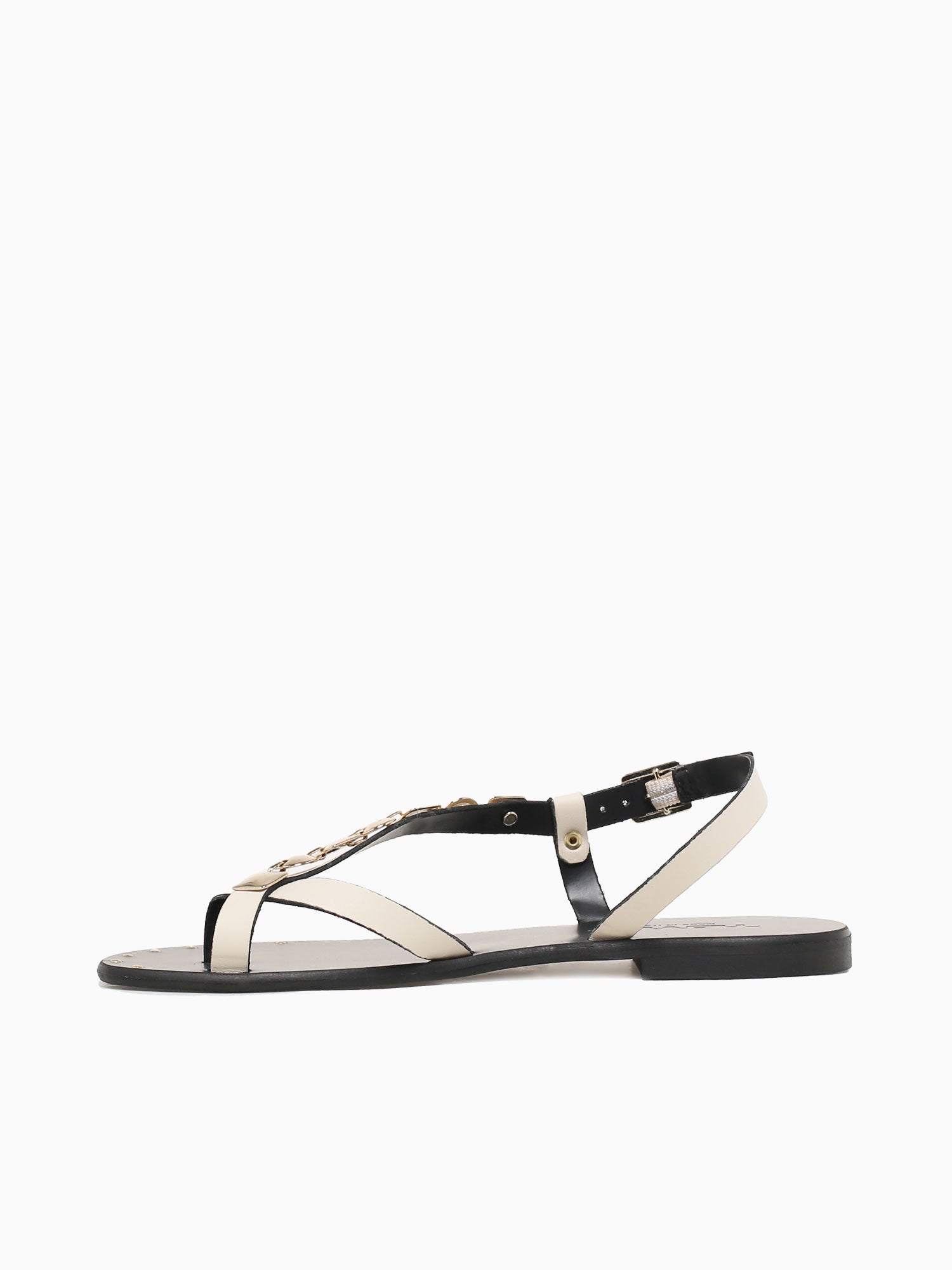 Chiara Offwhite Gold pelle Off White / 36 / M