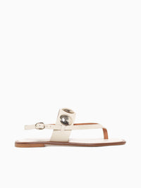 Vittoria Offwhite Gold pelle Off White / 36 / M